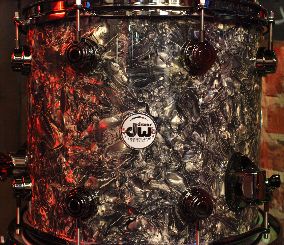 Drum Workshop Collector's Series 5-Piece Shell Pack in Silver Abalone Shell Finish