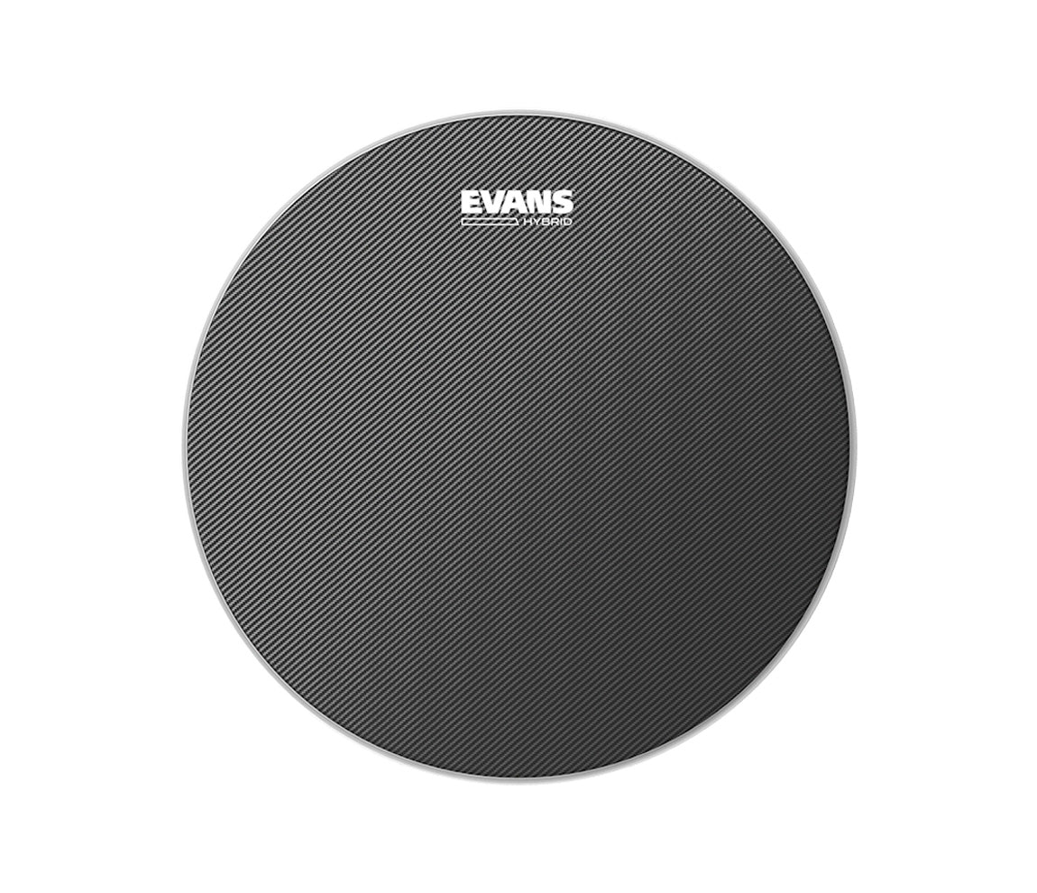 Evans 14" Hybrid Grey Marching Snare Drum Head