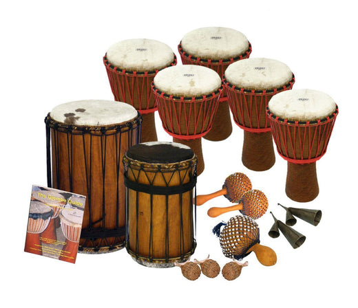 African Drumming Kit For 15 Players