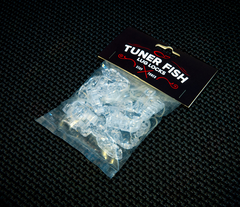 Tuner Fish Lug Locks Clear 24 Pack