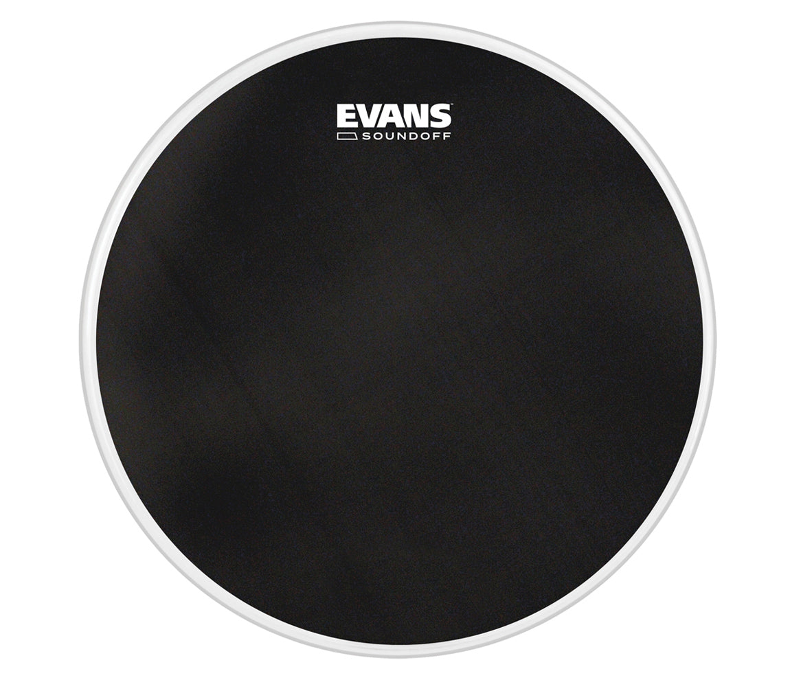 Evans SoundOff Drum Head - 13 inch, Evans, Drum Heads, 13", Black, Mesh, All Products, Evans, Drum Gear