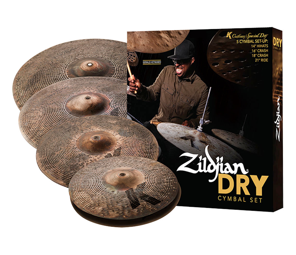 Zildjian K CUSTOM SPECIAL DRY CYMBAL SET (14" HI-HATS, 16" CRASH, 18" CRASH, 21" RIDE)