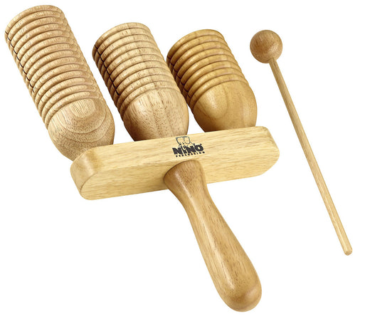 Nino A-Go-Go 3 Rows, Meinl Percussion, Hand Percussion, Wood, 3 Rows, Percussion Instruments