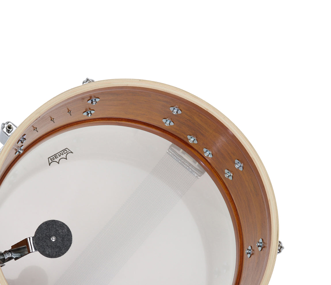 Rogers SuperTen 14" x 5" Wood Shell Snare Drum in Black Pearl