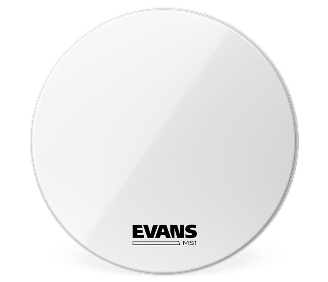 Evans MS1 26" White Marching Bass Drum Head