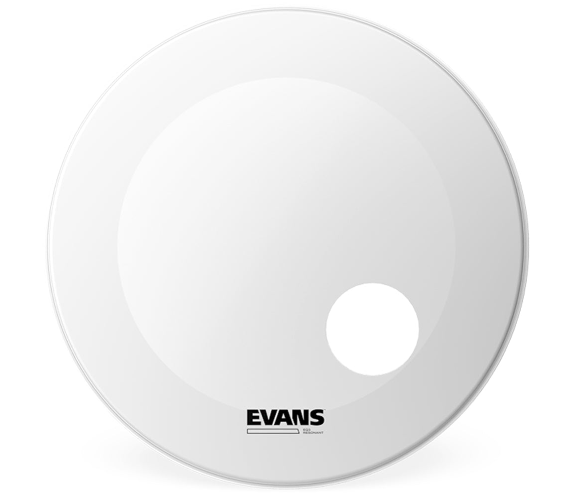 Evans 26" EQ3 Resonant Coated White Bass Drum Head