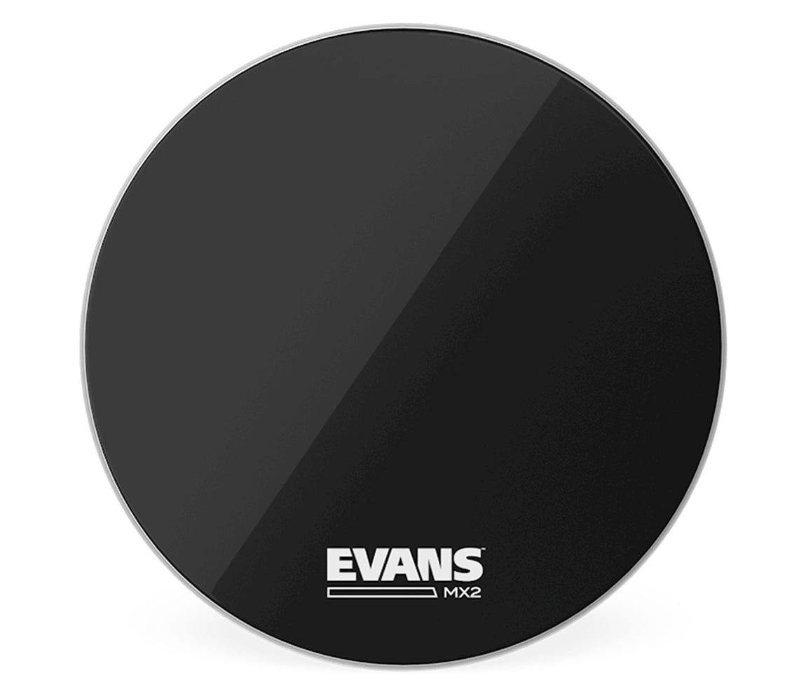 Evans MX2 26" Black Marching Bass Drum Head