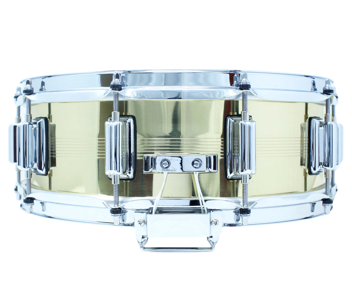 Rogers Dyna-Sonic 7 Line 14" x 5" Natural Brass Shell Snare Drum