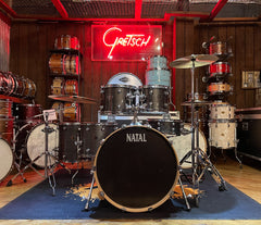 Natal Arcadia Drum Kit With Hardware in Grey Strata Finish