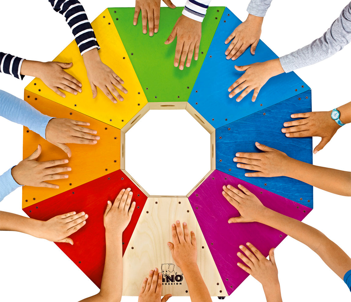 Nino Classroom Cajon, Meinl Percussion, Cajons, Multicoloured, Eight