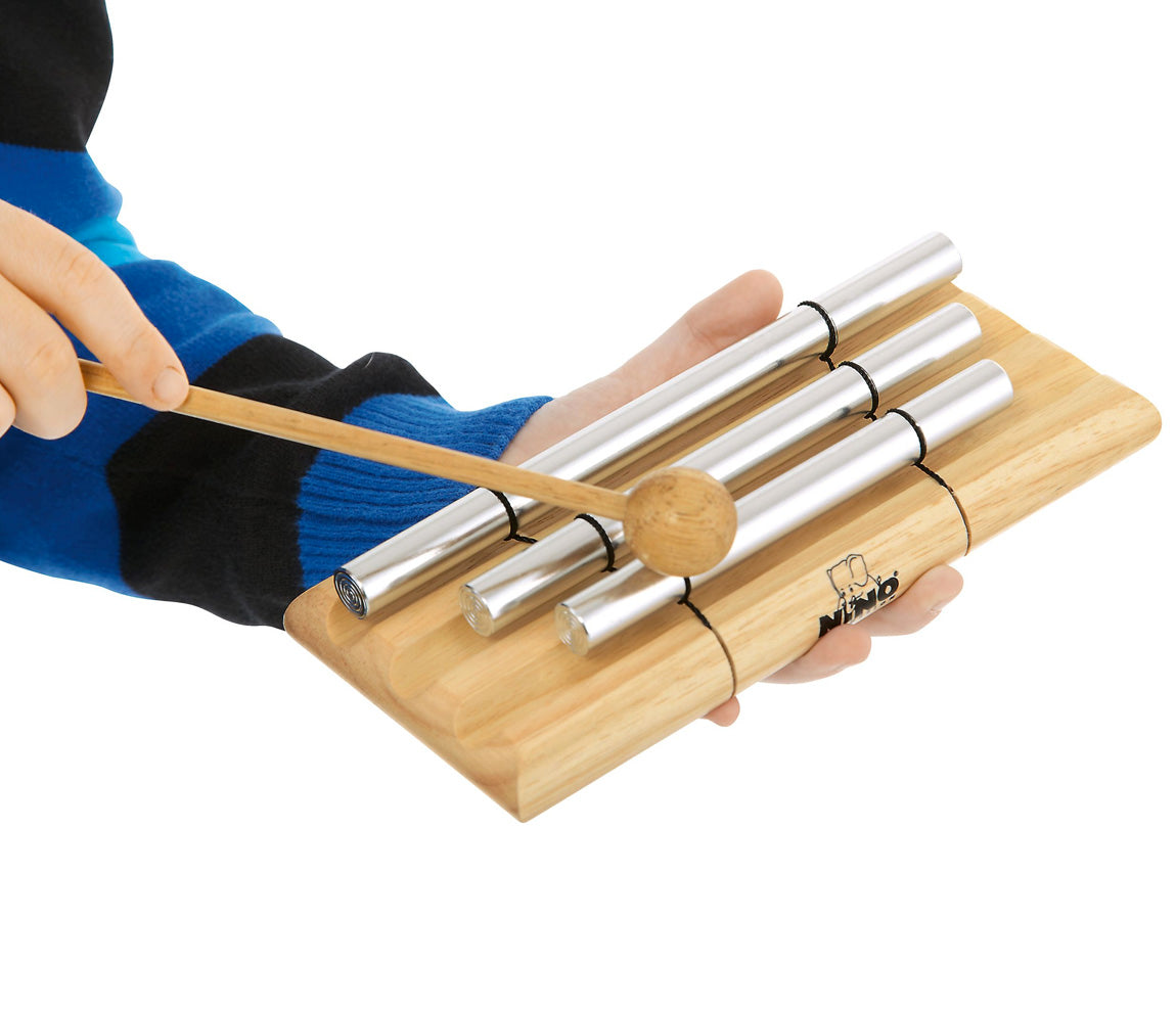 Nino 3-Rows Energy Chimes, Wood, Meinl Percussion, Hand Percussion, Wood, 3, Percussion Instruments