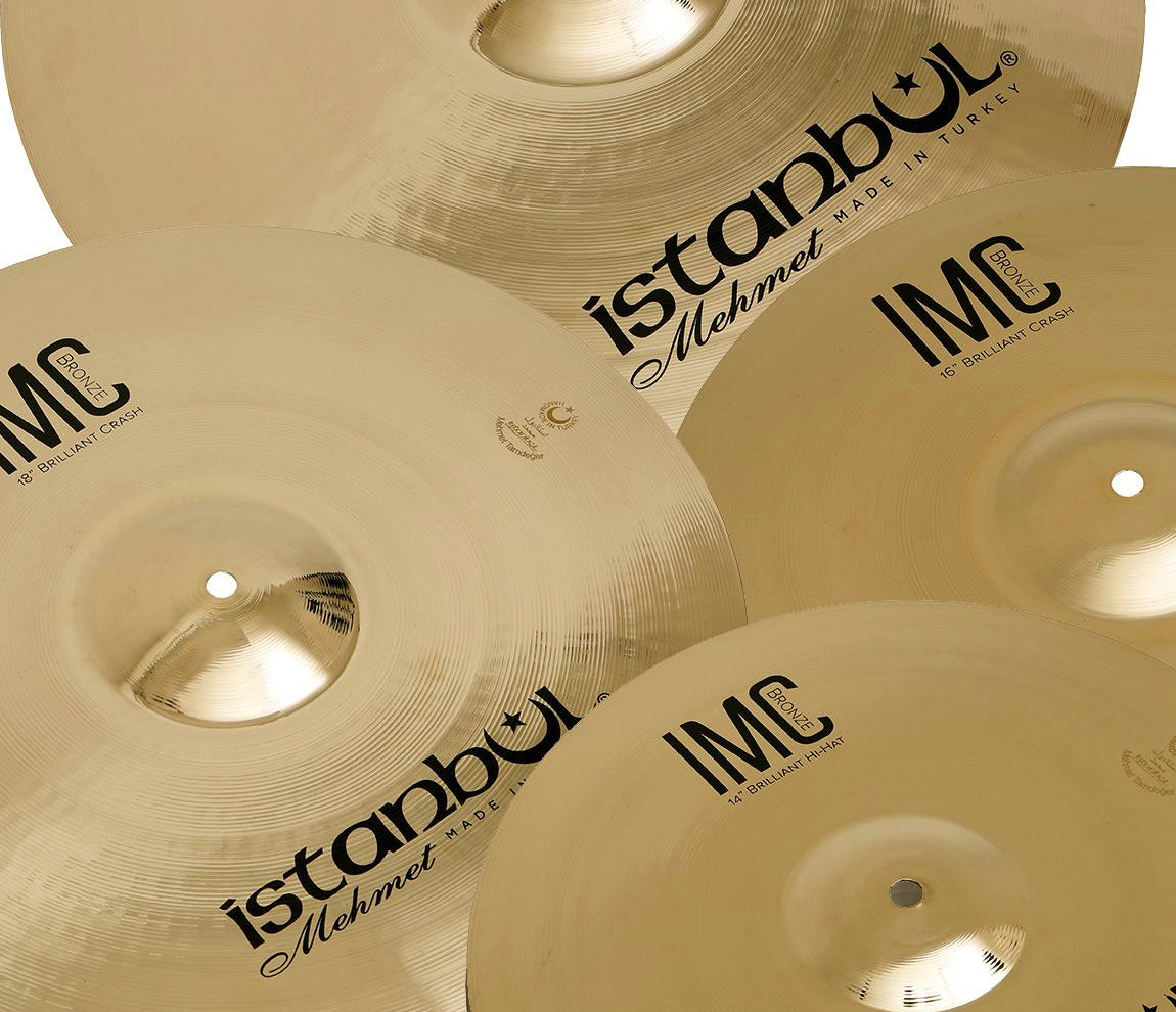 Istanbul Mehmet IMC 4 Piece Brilliant Cymbal Set (IMC-Hhb14, IMC-Cb16, IMC-Cb18, IMC-Rb20)