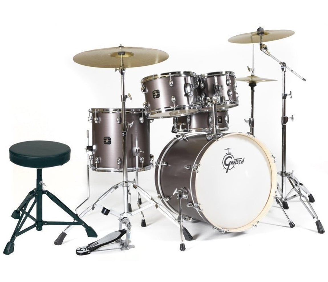 Gretsch Energy 20" 5-Piece Drum Kit (inc. Hardware & 3 Cymbals)