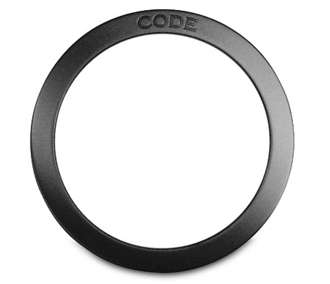 Code 2" Black Port Hole, Code, Drum Heads, 6", Black