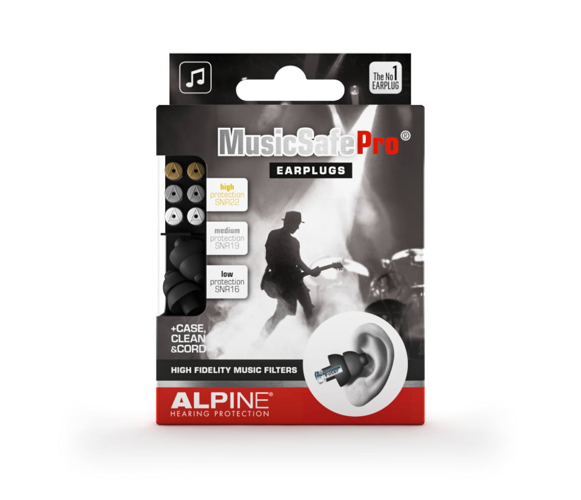 Alpine MusicSafe Pro Black Ear Plugs with Case