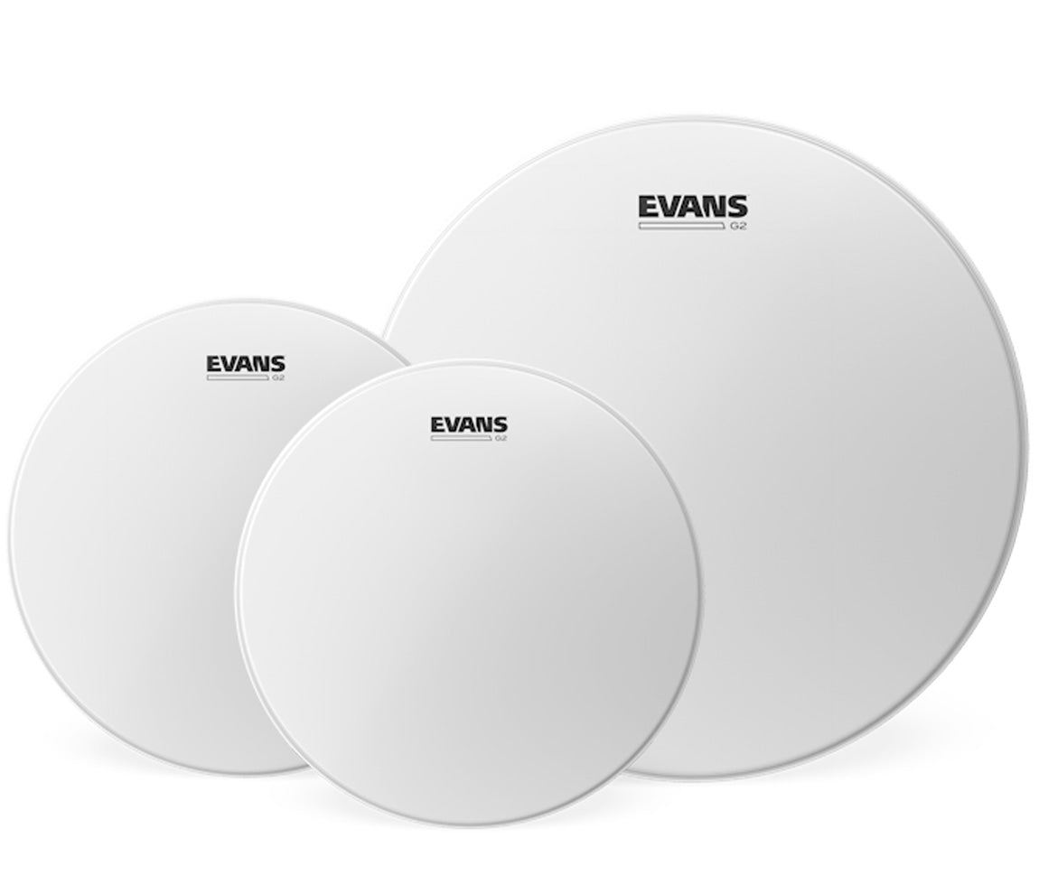 Evans Fusion G2 Coated Drum Head Tom Pack