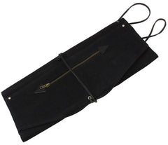 TACKLE WAXED CANVAS ROLL UP STICK CASE - FOREST BLACK