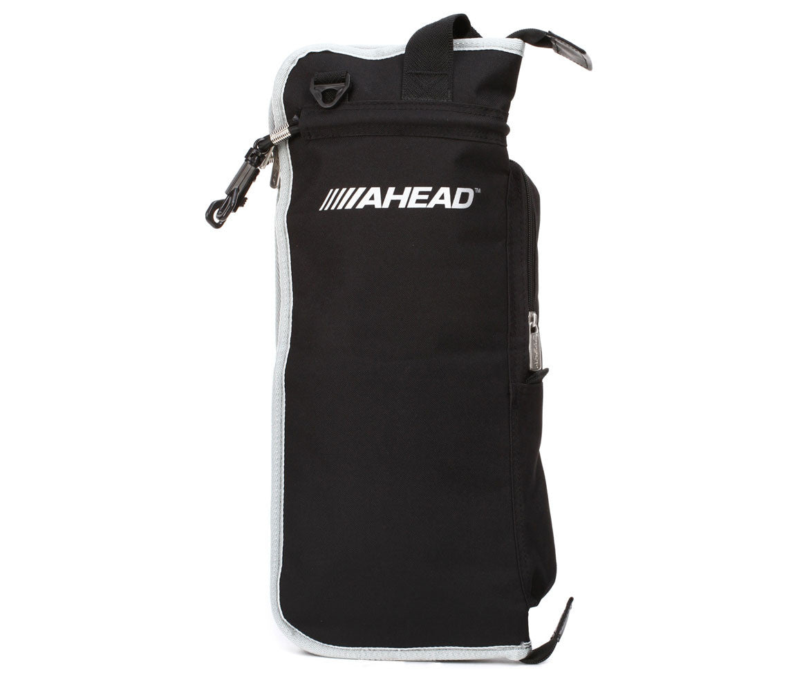Ahead (ASB2) Black with Grey Trim Stick Bag, Ahead, Bags and Cases, Drumstick Bag, Black with Grey Trim