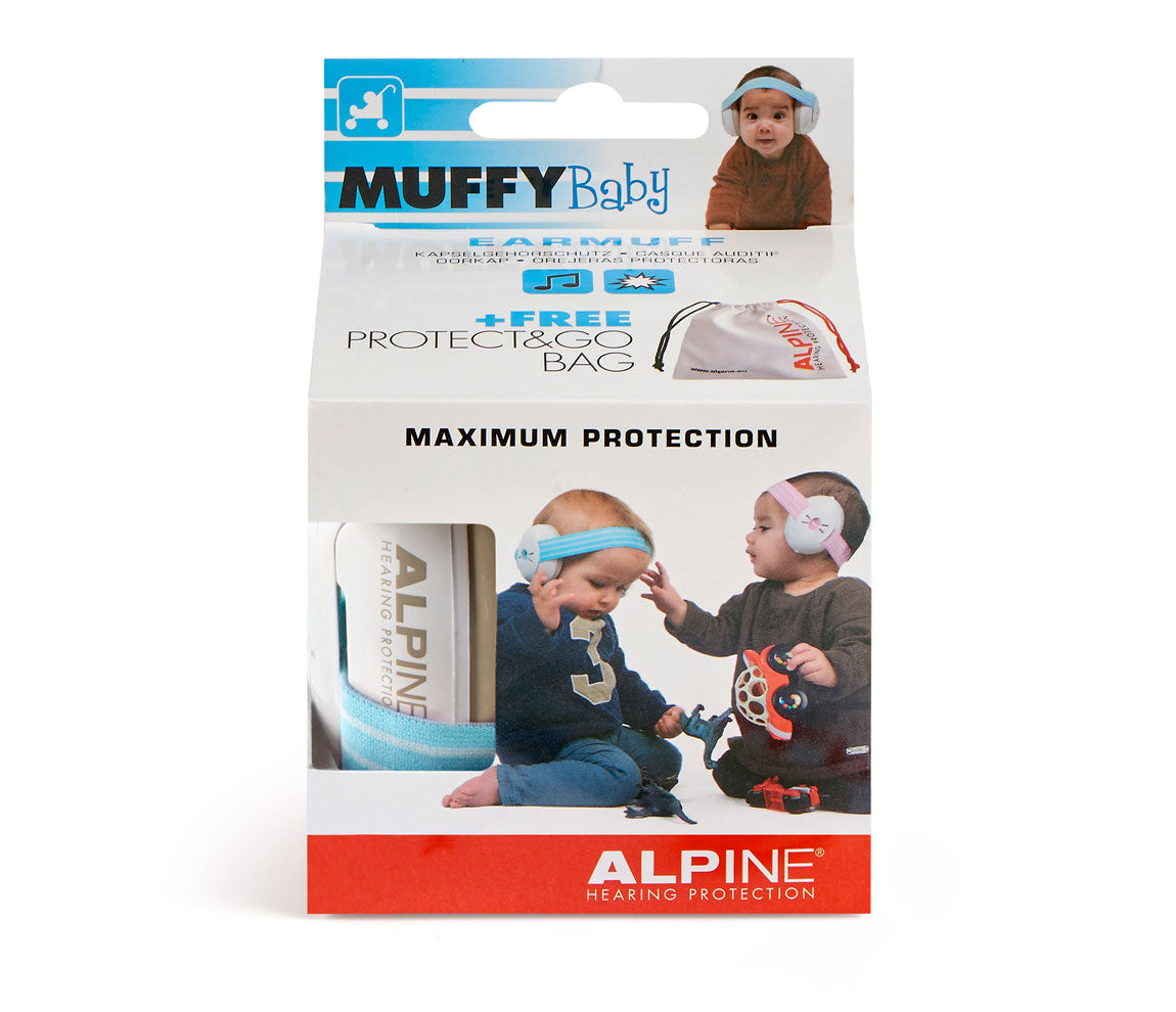 Alpine Muffy Baby - Blue & Grey, Alpine, Ear Protection, Blue & Grey, Baby, ToddlerAlpine Muffy Baby - Blue & Grey