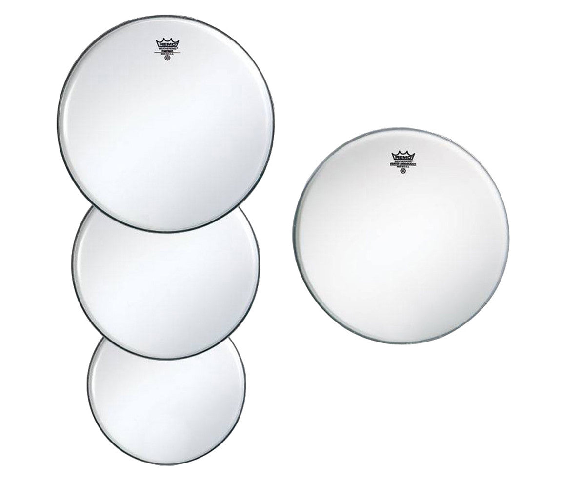 Remo Coated Ambassador Pro Pack 10", 12", 14" + Free 14" Head