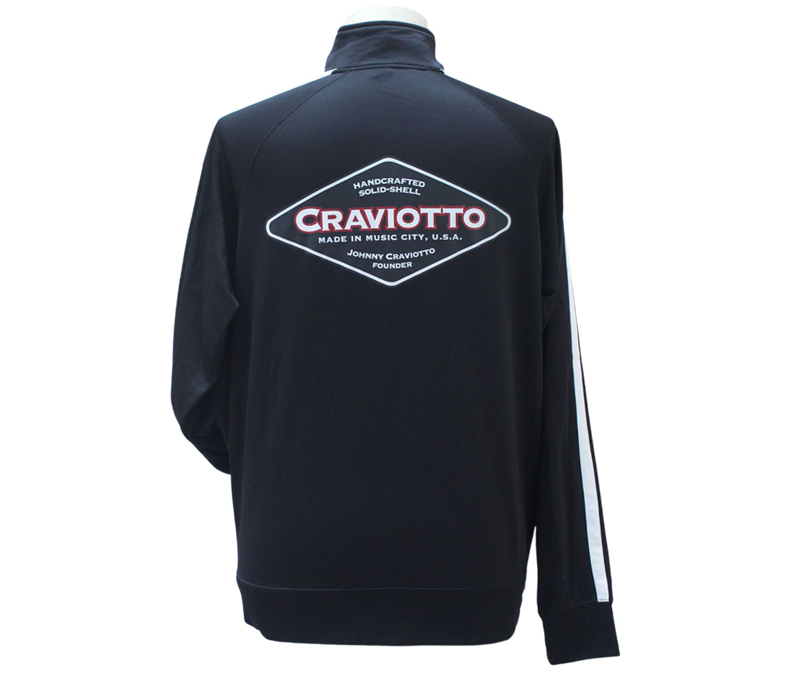 Craviotto Black Jacket with White Stripes