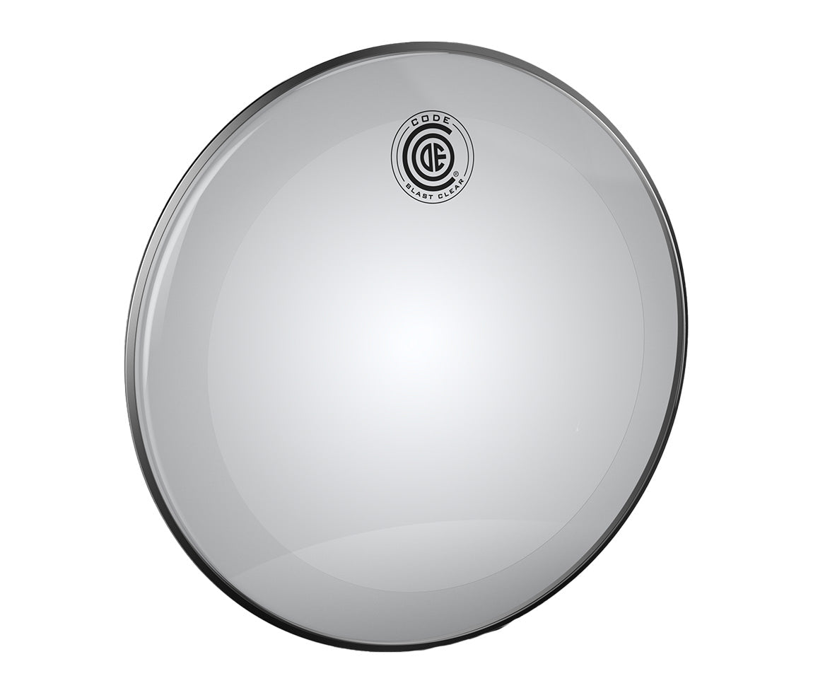 Code Drum Heads, 24" Drum Head, Blast Clear Bass Drum Batter Head