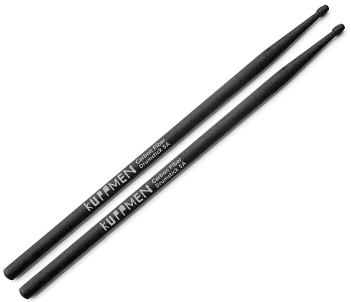 Kuppmen Carbon Fiber 5A Drumsticks, Kuppmen, Drumsticks, Black, 15.945", Drumsticks & Mallets