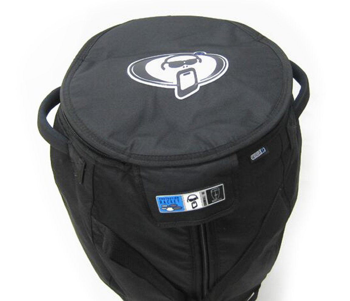 Protection Racket 14" (Super Tumba) Shaped Conga Bag, Protection Racket, Black, Bags & Cases