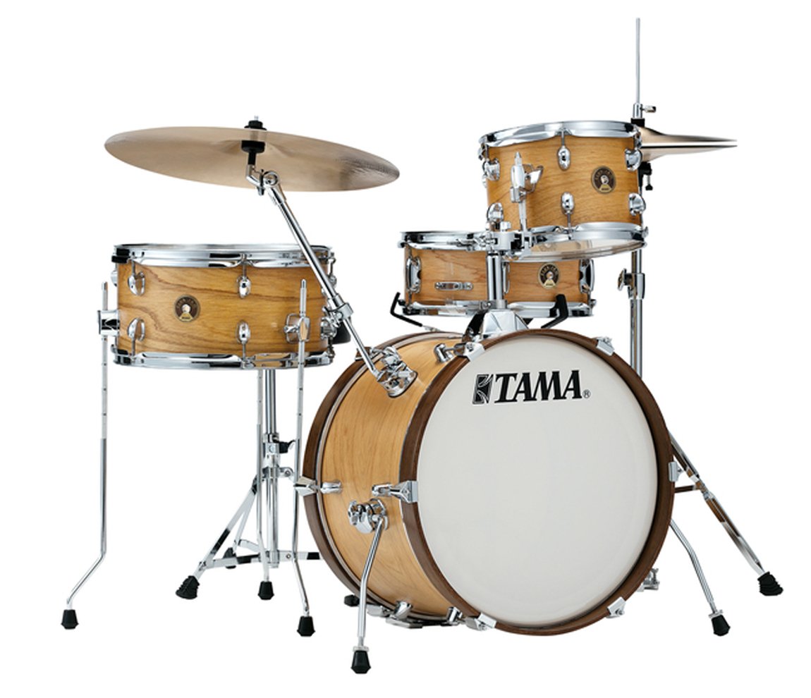 TAMA Club Jam 4pc Kit (18", 10", 14", 13"), Tama, Drum Kits, 18" x 12" Bass Drum, 10" x 7" Tom, 14" x 7" Floor Tom, 13" x 5" Snare Drum, Satin Blonde Lacquer
