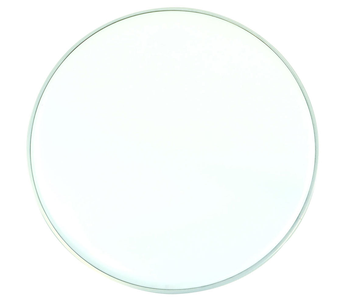 Custom Percussion 22" White Resonant Bass Drum Head with Control Ring, Custom Percussion, Bass Drum Heads, White, 22" E-Ring/Control Ring