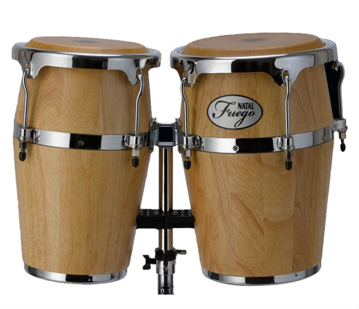 Natal Natal 8" & 9" Conguitas + Stand Matt Natural