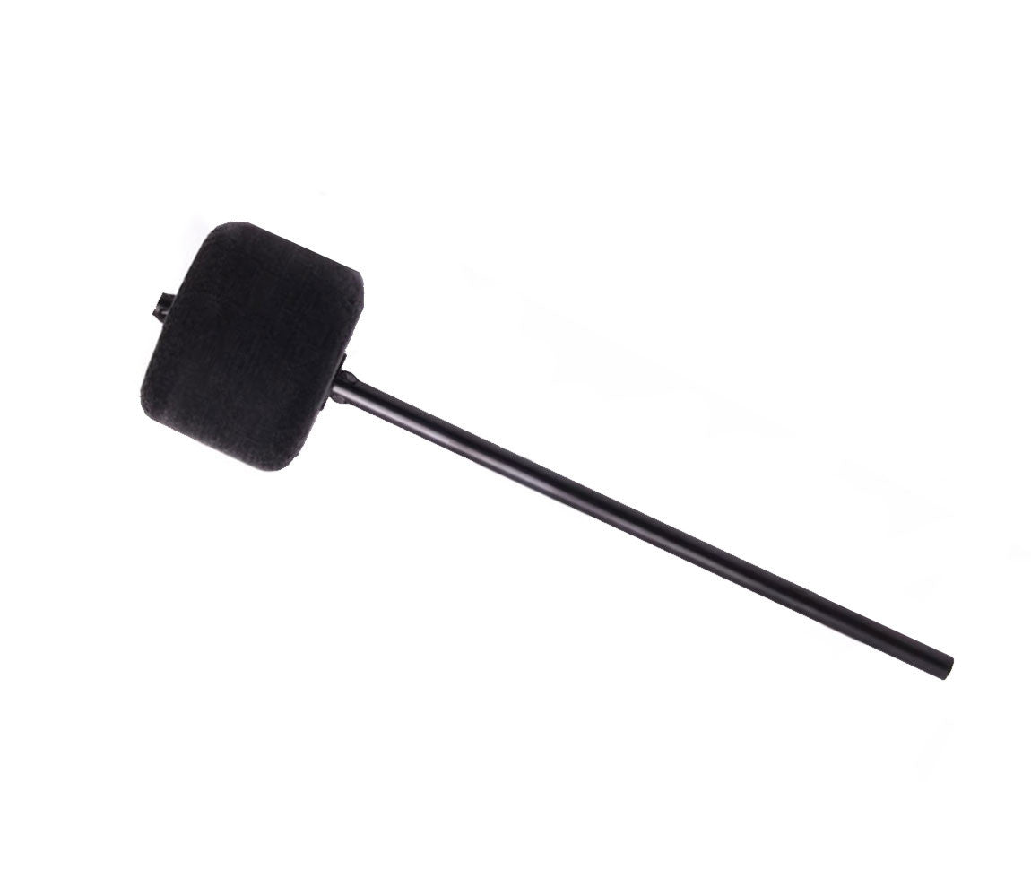 Danmar Colour Kick Felt Bass Drum Beater in Black with Black Shaft, Danmar, Colour Kick, Beaters, Bass Drum Beaters