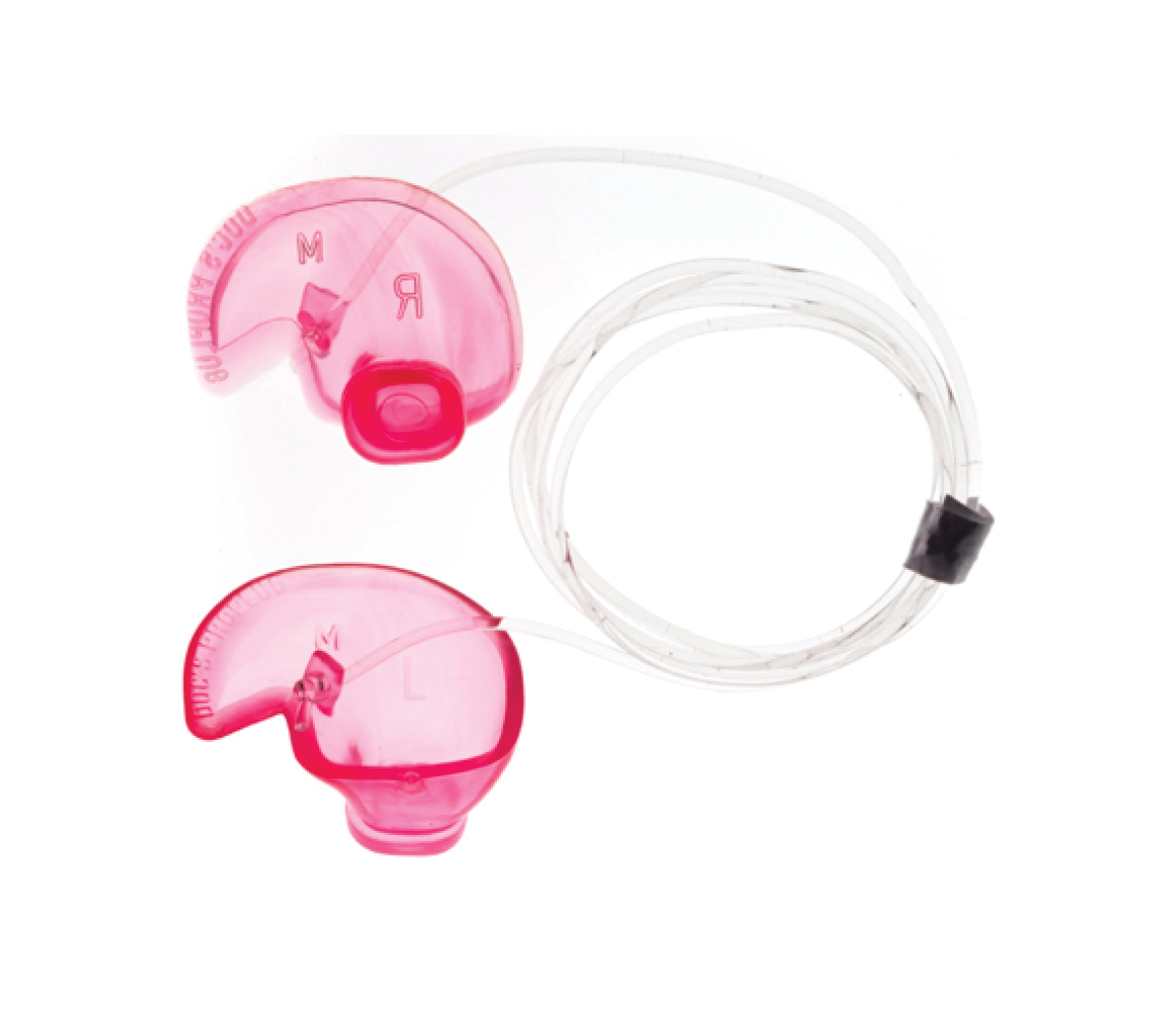 Doc's Proplug Vented W/ Leash - XXL Pink