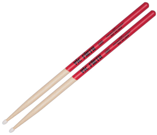 Vic Firth American Classic® 5AN Drumsticks -- nylon tip w/ VIC GRIP, Vic Firth, Drumsticks, Hickory