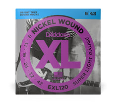 Daddario XL Nickel Wound Electric Guitar Strings - Super Lite