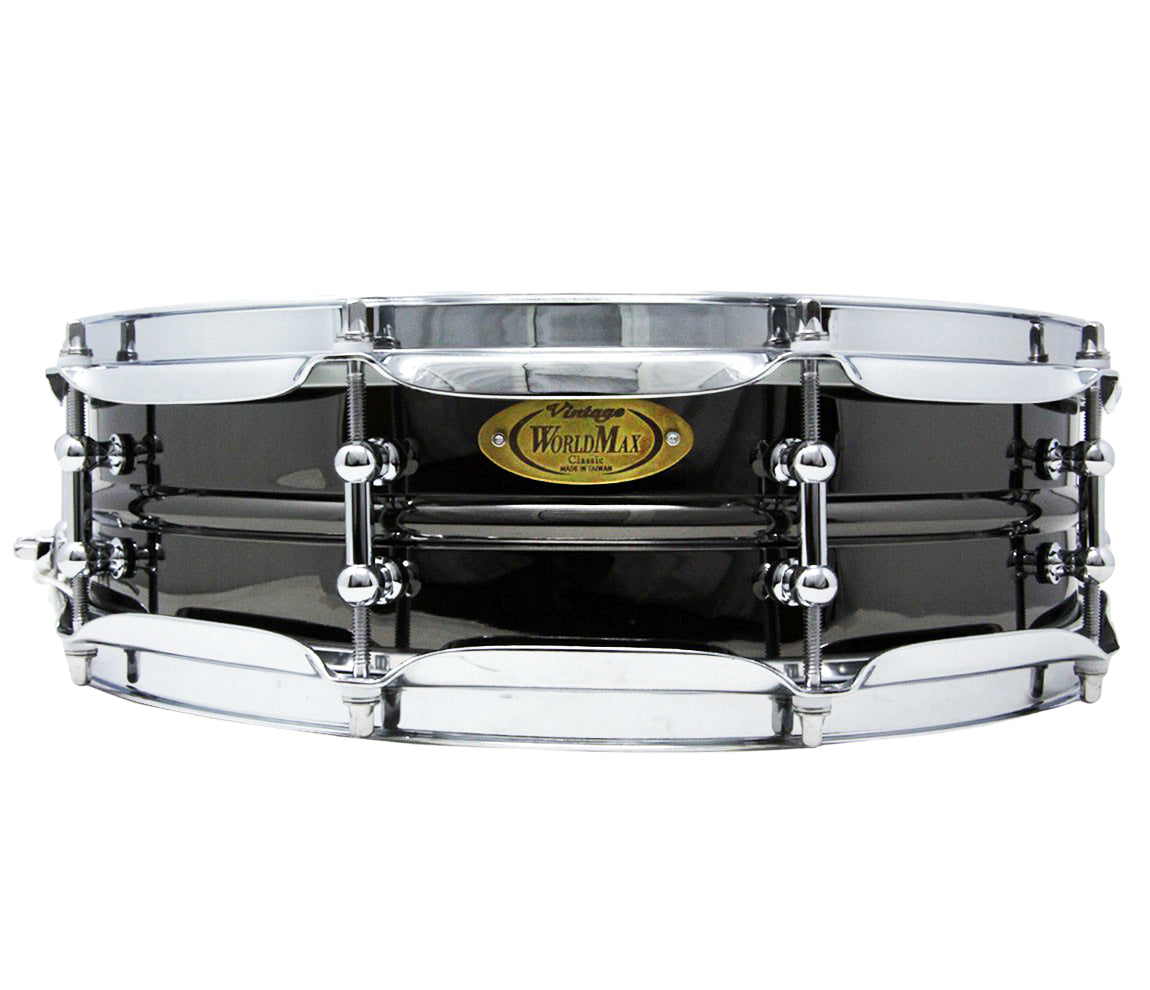 WorldMax 14" x 4" Black Brass Snare Drum