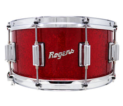 Rogers Dyna-Sonic Beavertail Lugs Red Sparkle Lacquer 14