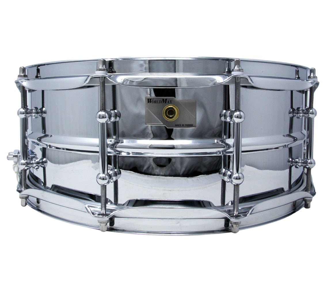 WorldMax 14" x 5.5" Steel Snare Drum