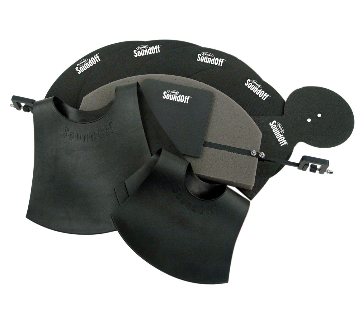 Evans HQ Fusion Sound Off Silencer Box Set