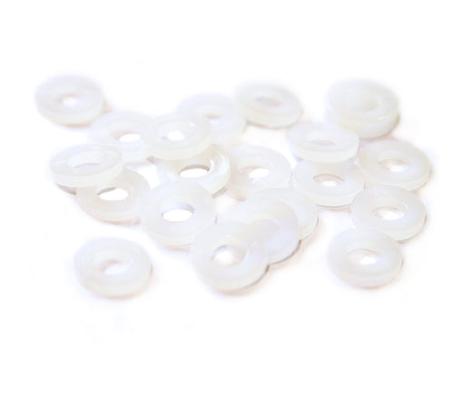 George's 20 Clear Nylon Tension Rod Washers Pack