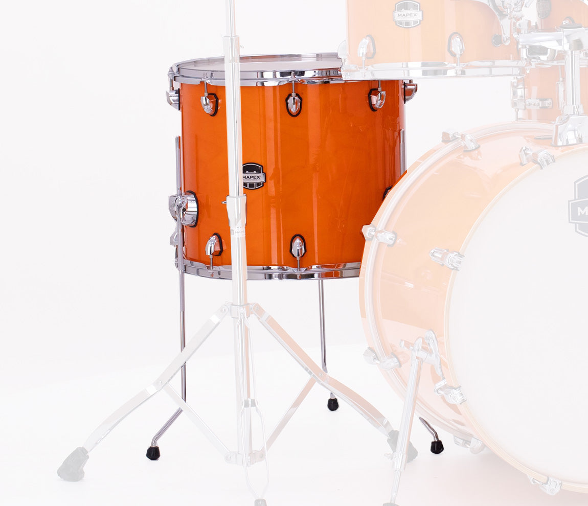 Mapex Mars Maple 16" x 14" Floor Tom In Glossy Amber