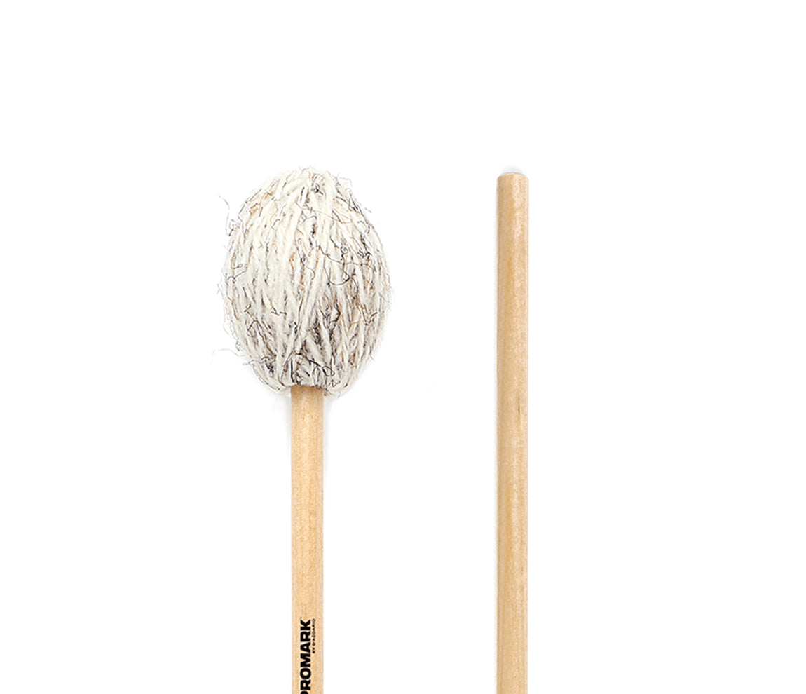 Promark Andrew Markworth Medium-Hard Marimba Mallet, Promark, Drumsticks & Mallets, Mallet, Birch, 19" x 3", Accessories