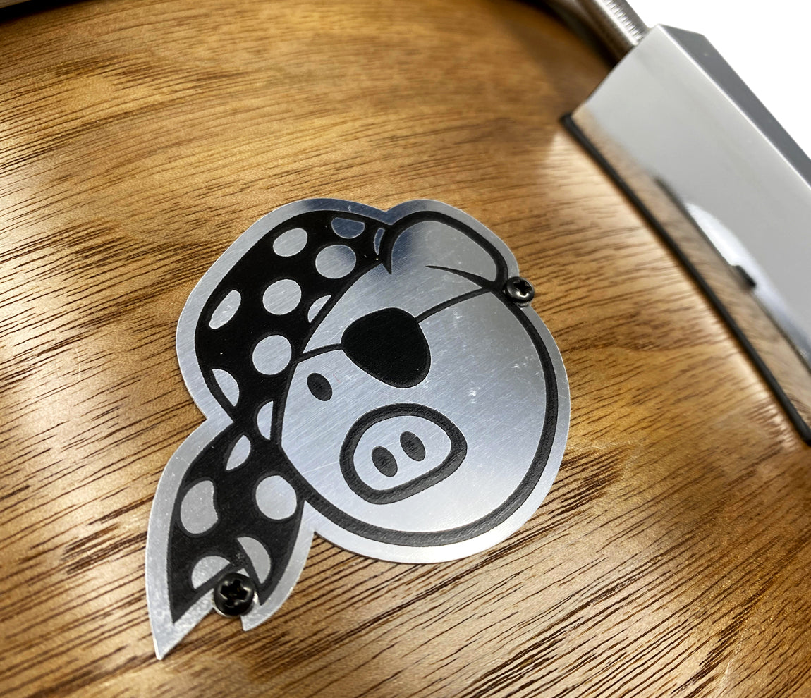 Pork Pie Exotic 13" x 6.5" Walnut Snare Drum