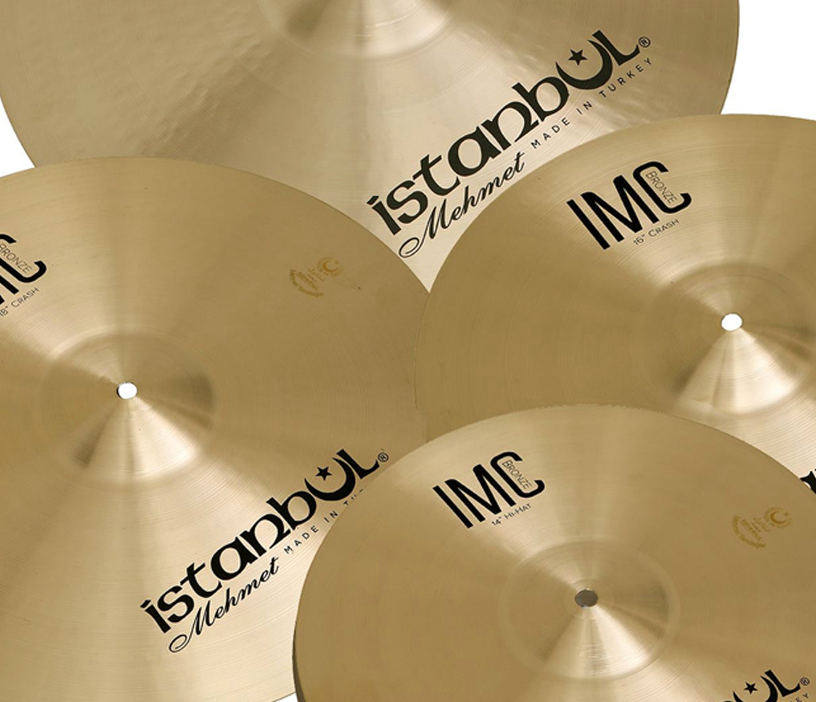 Istanbul Mehmet IMC 4 Piece Natural Cymbal Set (IMC-HH14, IMC-C16, IMC-C18, IMC-R20)