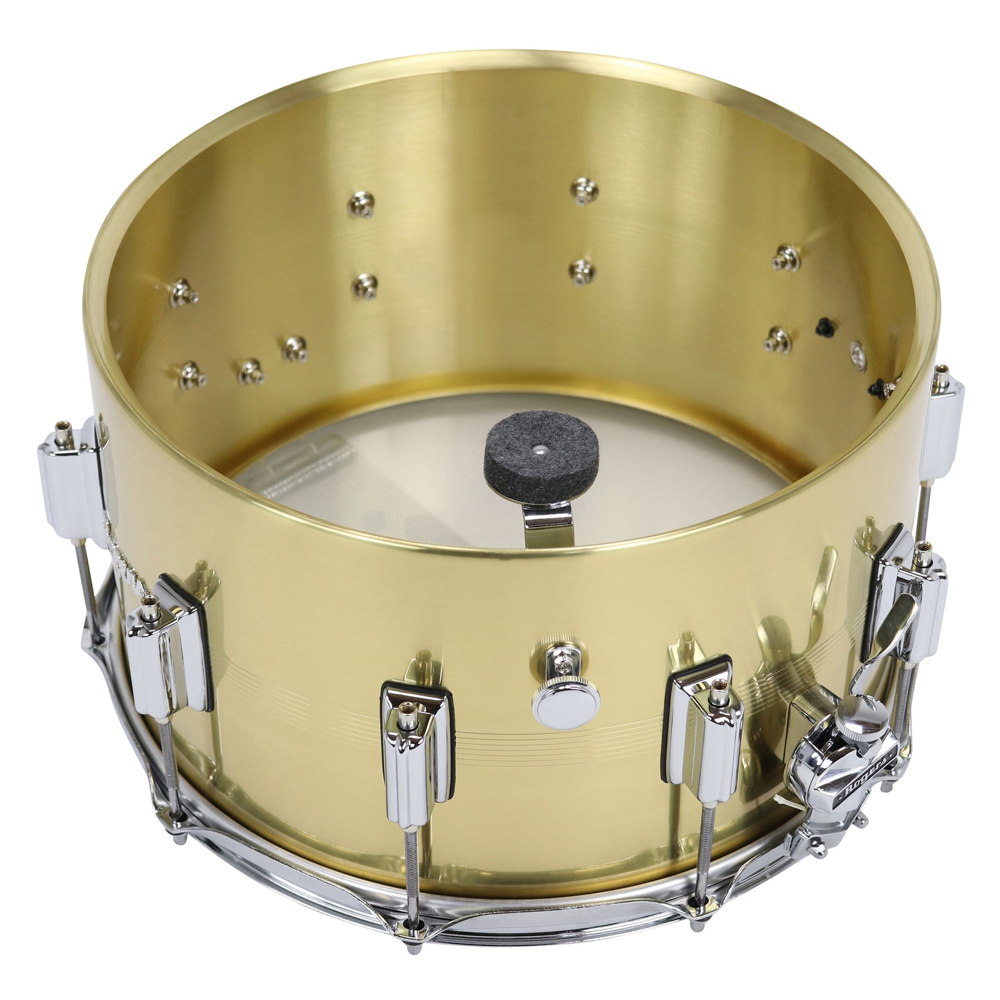 Rogers SuperTen 7 Line 14" x 6.5" Natural Brass Shell Snare Drum