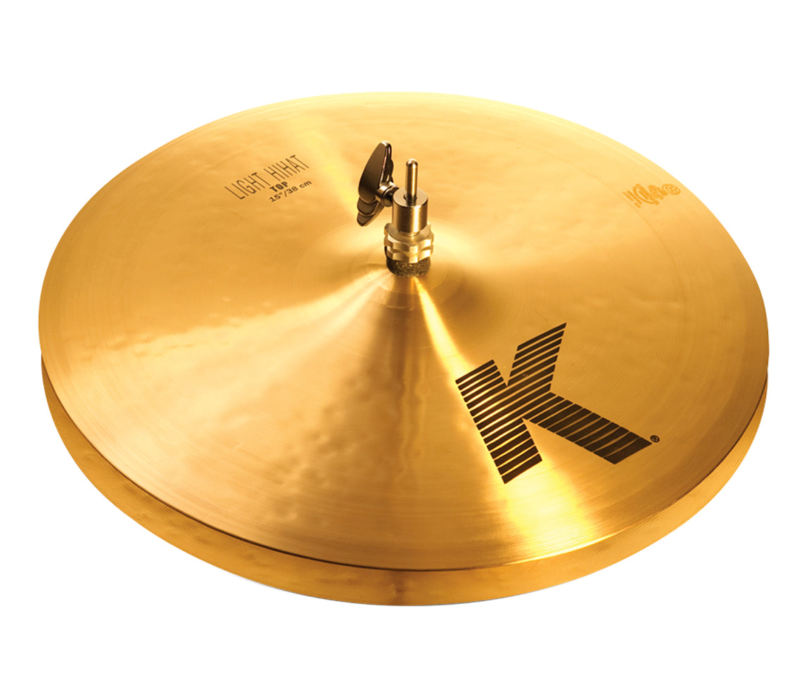 Zildjian 15" K Light Hi-Hat Cymbals Pair, Zildjian, Hi-Hat Cymbals, 15", Cymbal Room