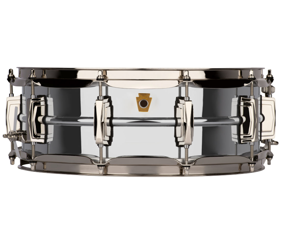 LUDWIG 14" x 5" Super Series COB w/Nickel HW Snare Drum, Metal Snare Drums, Ludwig, Brass, Nickel, 14" x 5", Drum Lounge