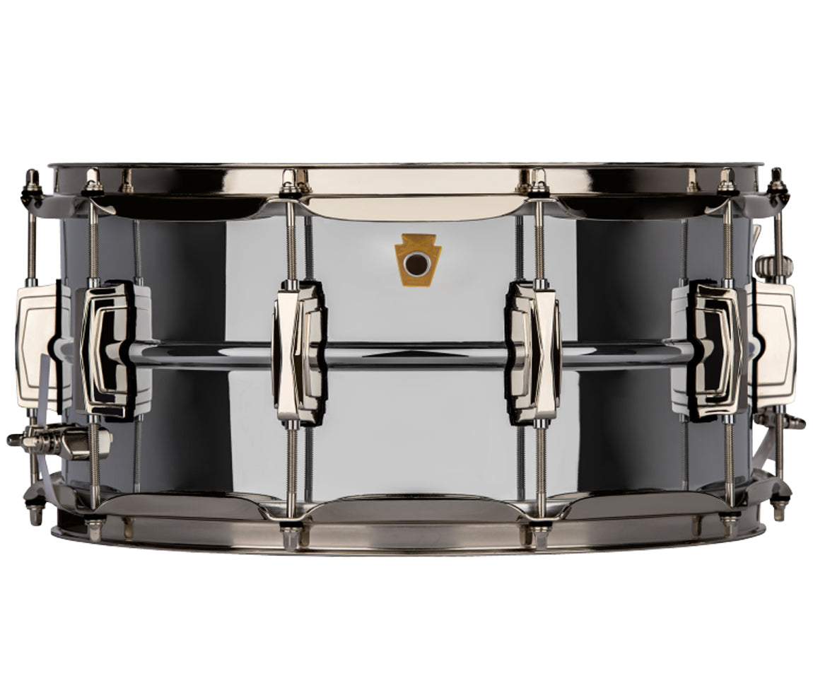 LUDWIG 14" x 6.5" Super Series COB w/Nickel HW Snare Drum, Metal Snare Drums, Ludwig, Brass, Nickel, 14" x 6.5", Drum Lounge