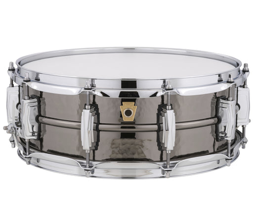 Ludwig Black Beauty Snare Drum with Hammered Shell And Imperial Lugs.
