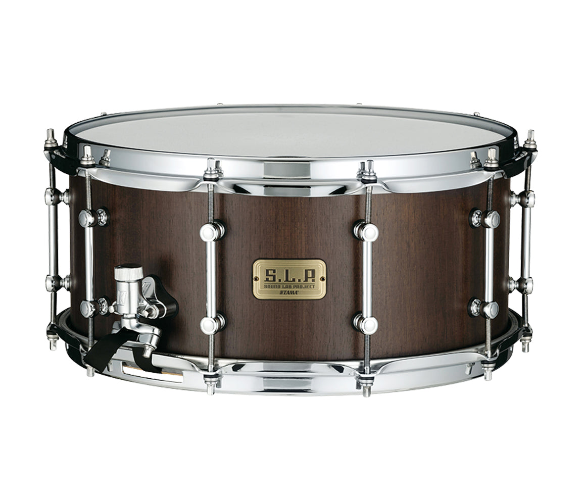 TAMA 14" x 6.5" Walnut Snare Drum Matte Black, Tama, Snare Drums, Matte Black Walnut, 14" x 6.5", Drum Lounge